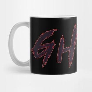 Ghost Lettering Cool Design Mug